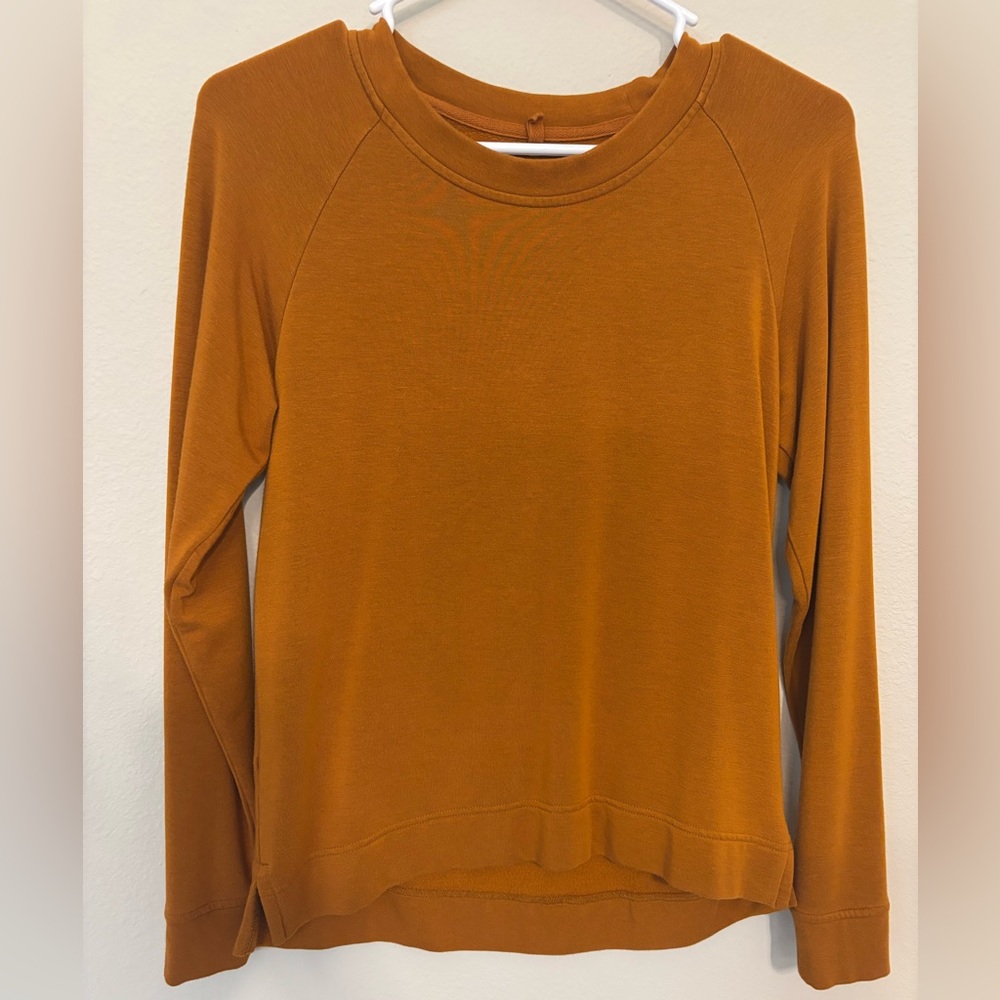 Lou & Grey Women's Mustard Long Sleeve Top